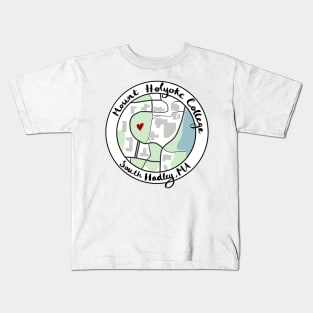 Mount Holyoke Map Kids T-Shirt